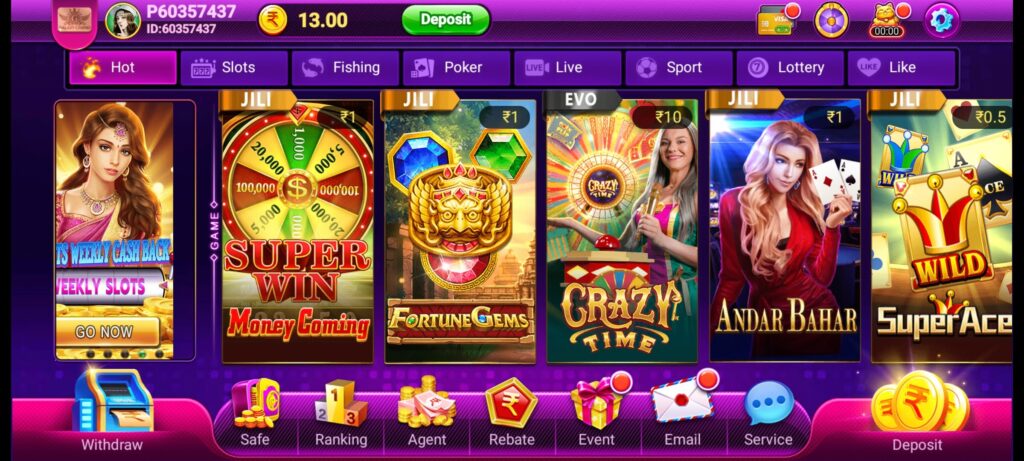 How Many Games are There in Osom Casino APK?