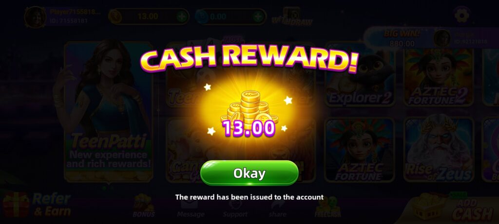 How Much Bonus Do You Get in Poker Ganga APK?