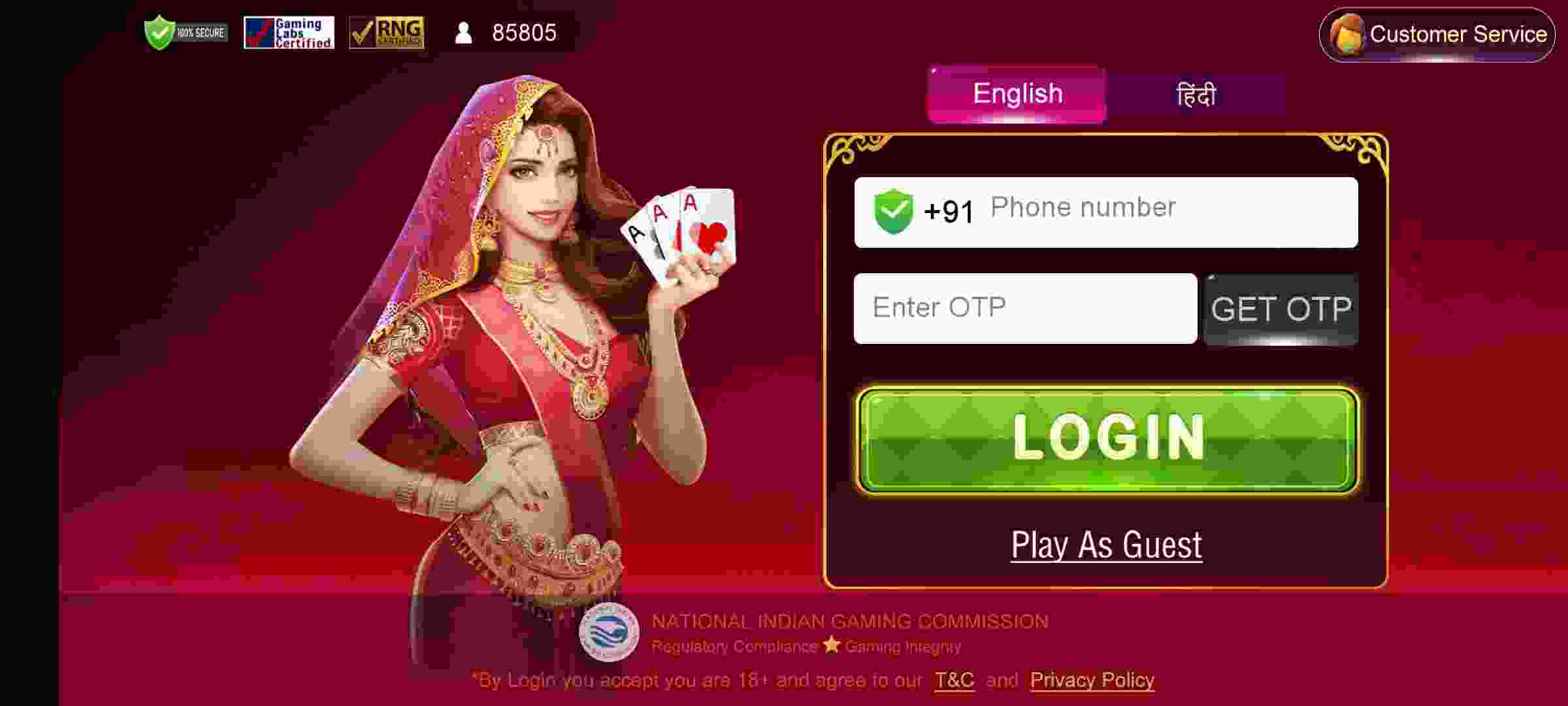 How to Login in Teen Patti Rich APK?