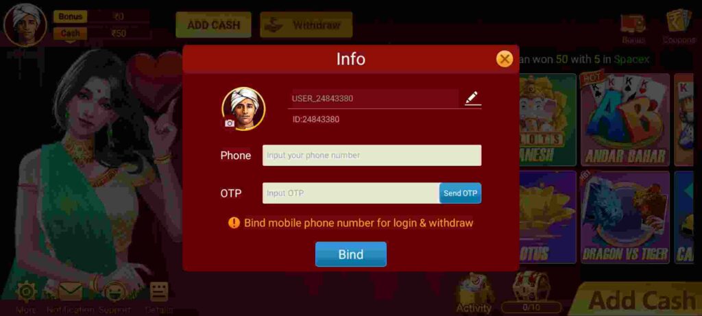 How to Register in Rummy 888 APK?