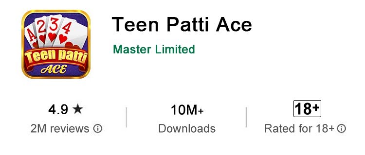 Teen Patti Ace APK Download | Signup Rs.10 | Minimum. Withdraw Rs.300