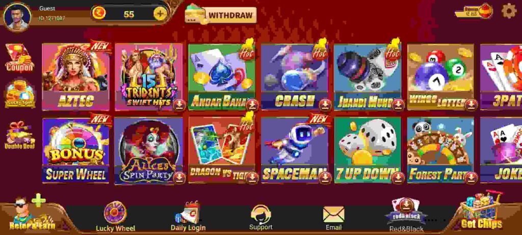 Type Of Game In Teen Patti Rich APK