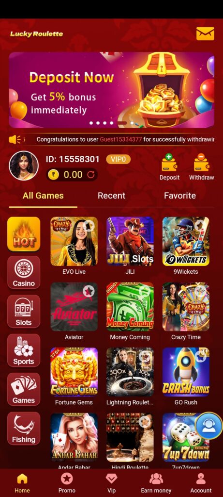 Lucky Roulette APK-V-1.0.1 Download For IOS & Android